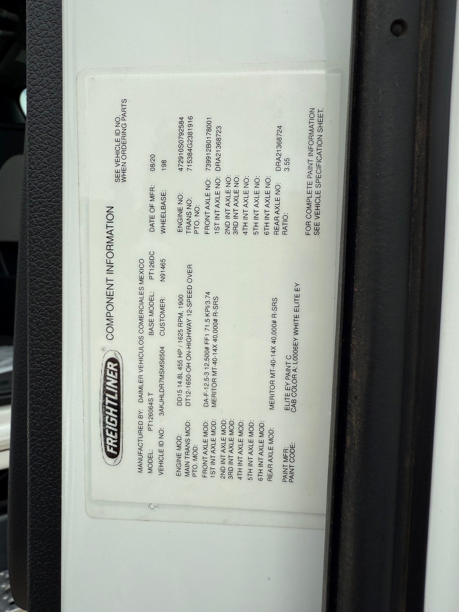 2021 FREIGHTLINER CASCADIA 126 211491-22 2021 FREIGHTLINER CASCADIA 126 211491-22