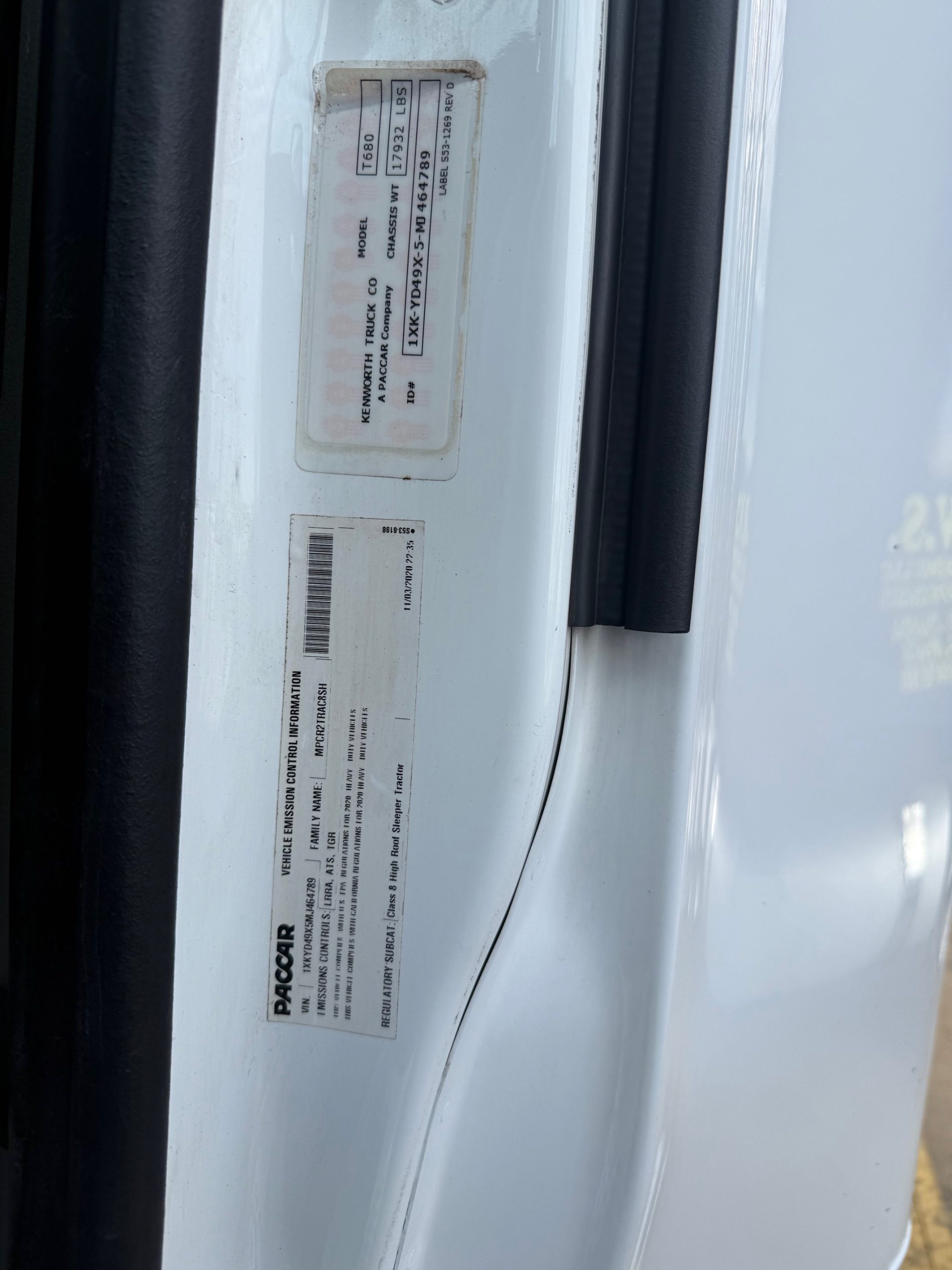 2021 KENWORTH T680 212471-13 2021 KENWORTH T680 212471-13