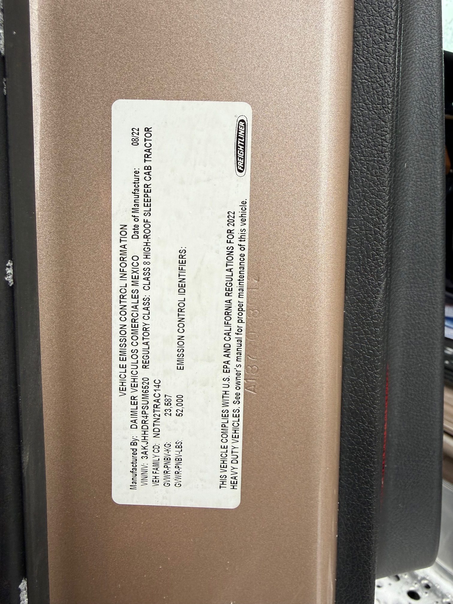 2023 FREIGHTLINER CASCADIA PT126S 213262-25 2023 FREIGHTLINER CASCADIA PT126S 213262-25