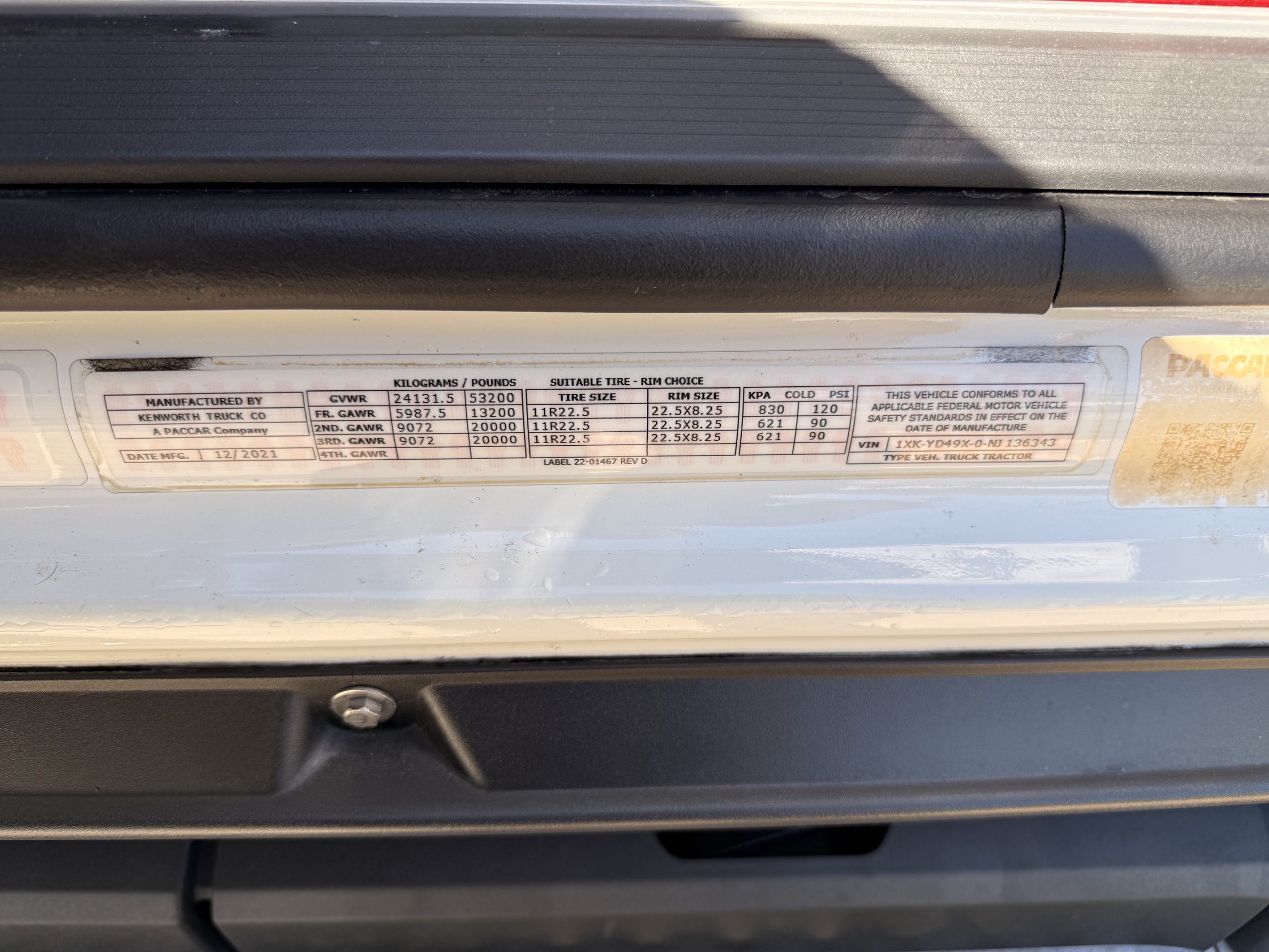 2022 KENWORTH CONSTRUCTION 215907-30 2022 KENWORTH CONSTRUCTION 215907-30